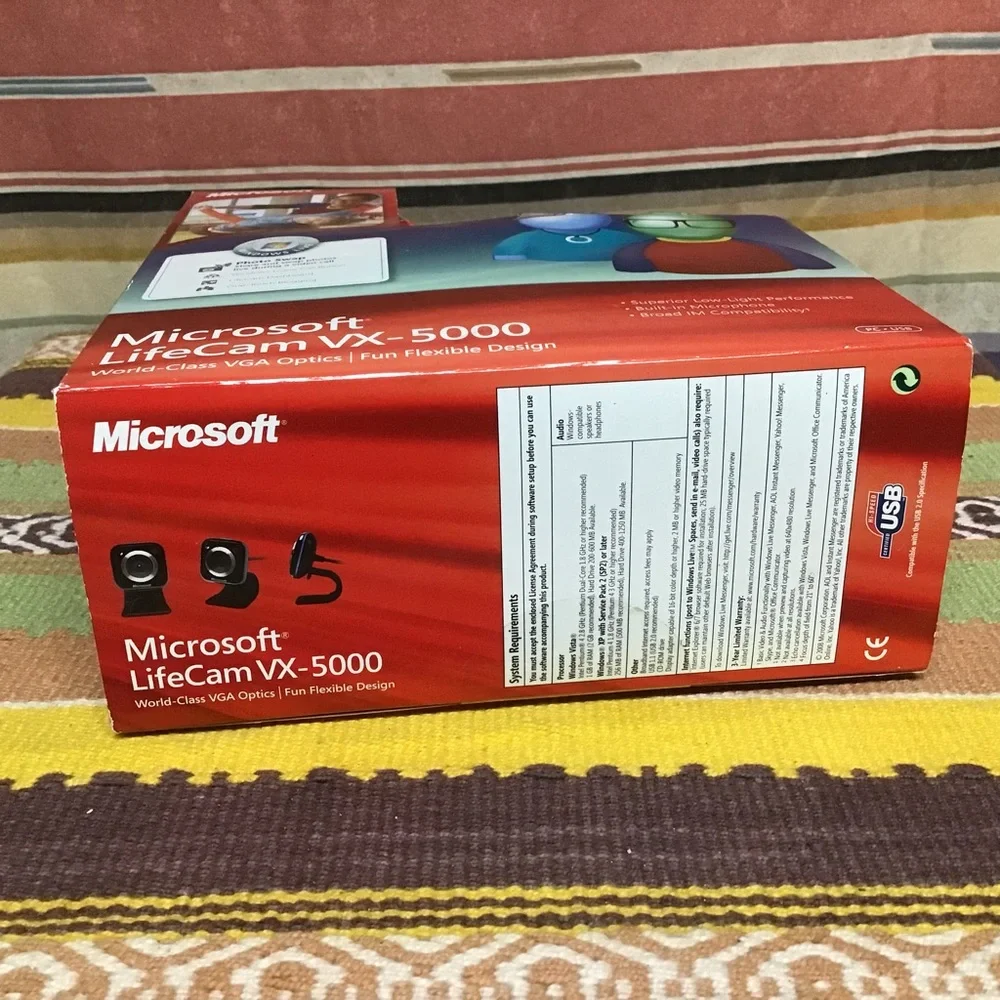 Microsoft life cam vx 5000 new